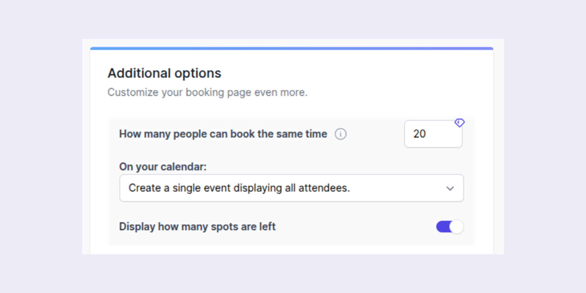 Setting person class capacity in Koalendar
